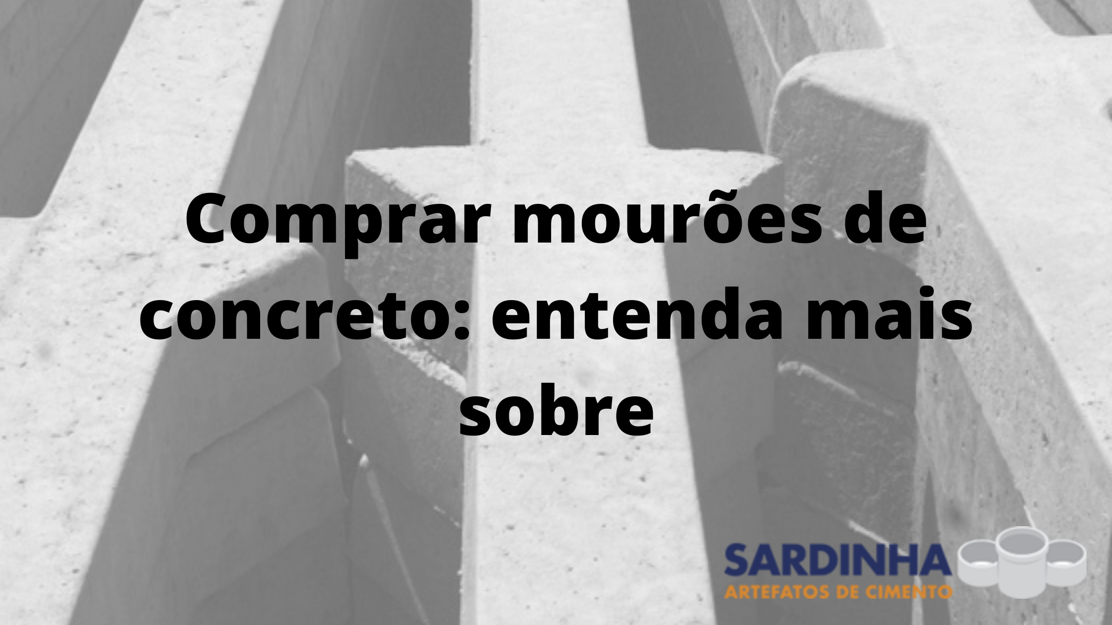 Comprar mourões de concreto