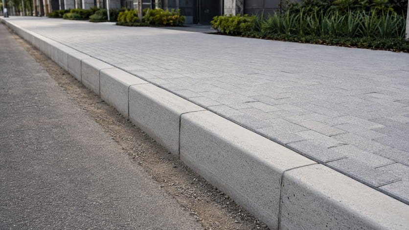 Passo a passo: como é feita a instalação de guias de concreto para calçada