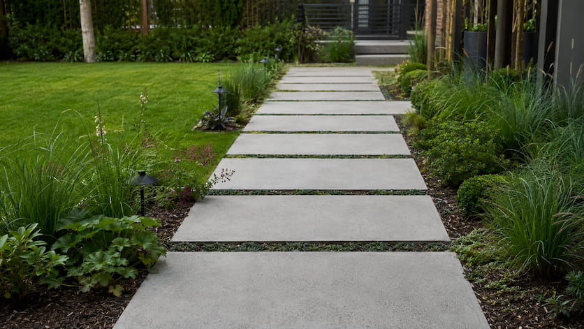 Como instalar placas de concreto no jardim passo a passo