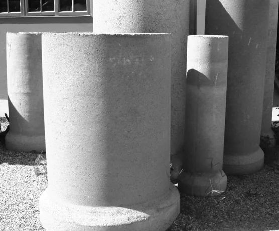 Tubos de concreto para água fluviais